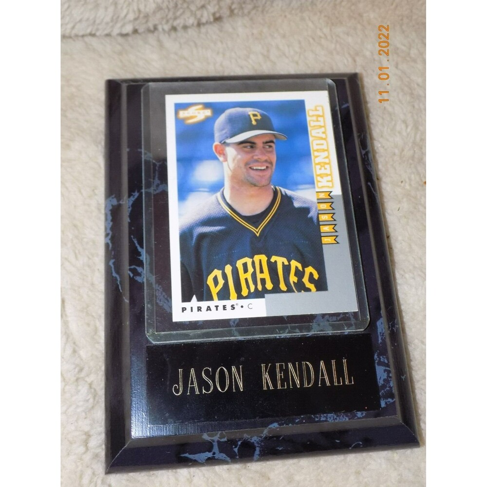 Pittsburgh Pirates Jason Kendall baseball card plaque